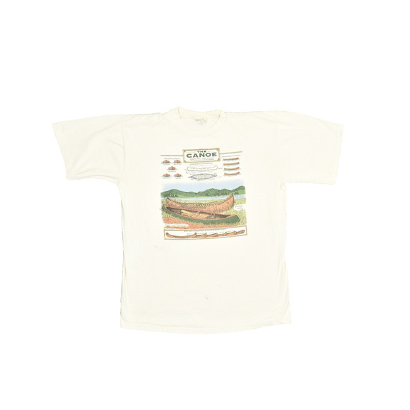 Vintage Hardrock Sportswear Canoe T-Shirt Men's Regular Size XL Single Stitched - Picture 1 of 8
